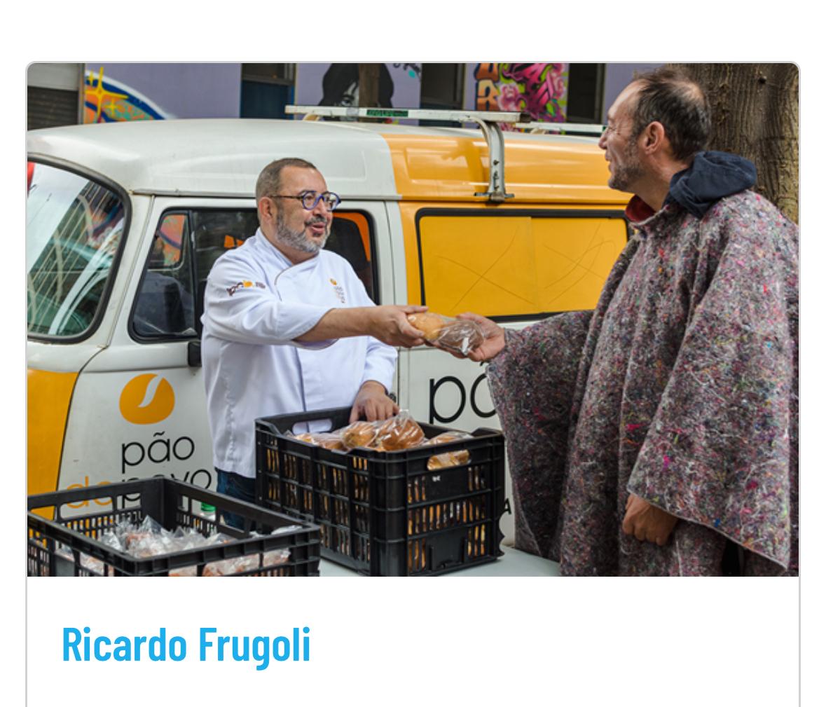 Projeto Pão do Povo da Rua, do docente Ricardo Frugoli, será homenageado em celebração da ONU