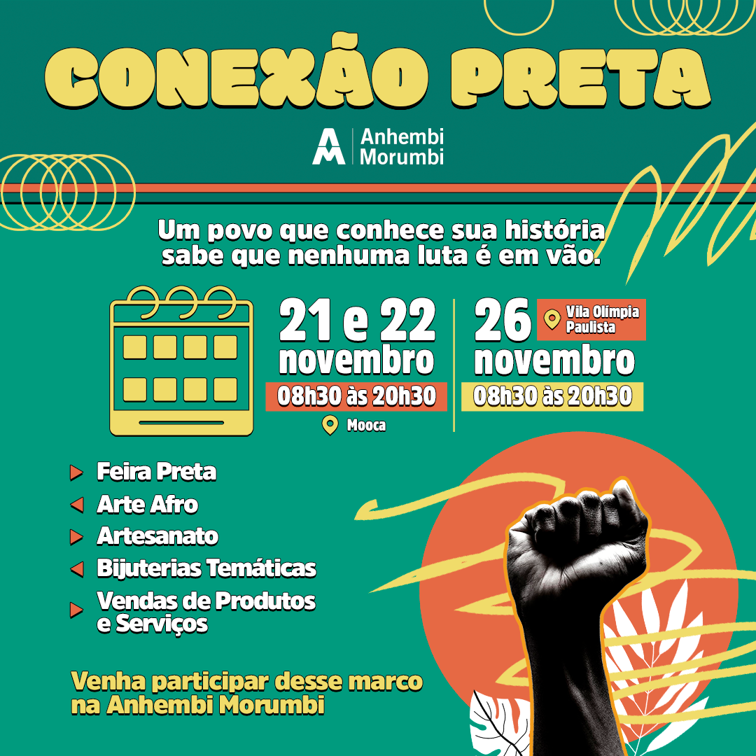 Participe do evento Conexão Preta, um marco na Anhembi Morumbi