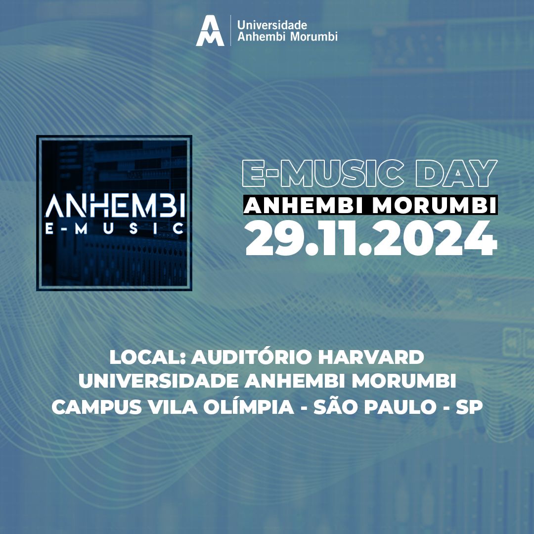 Vem aí a 13ª edição da Semana Anhembi E-Music (SAEM) em um novo formato: E-Music Day!