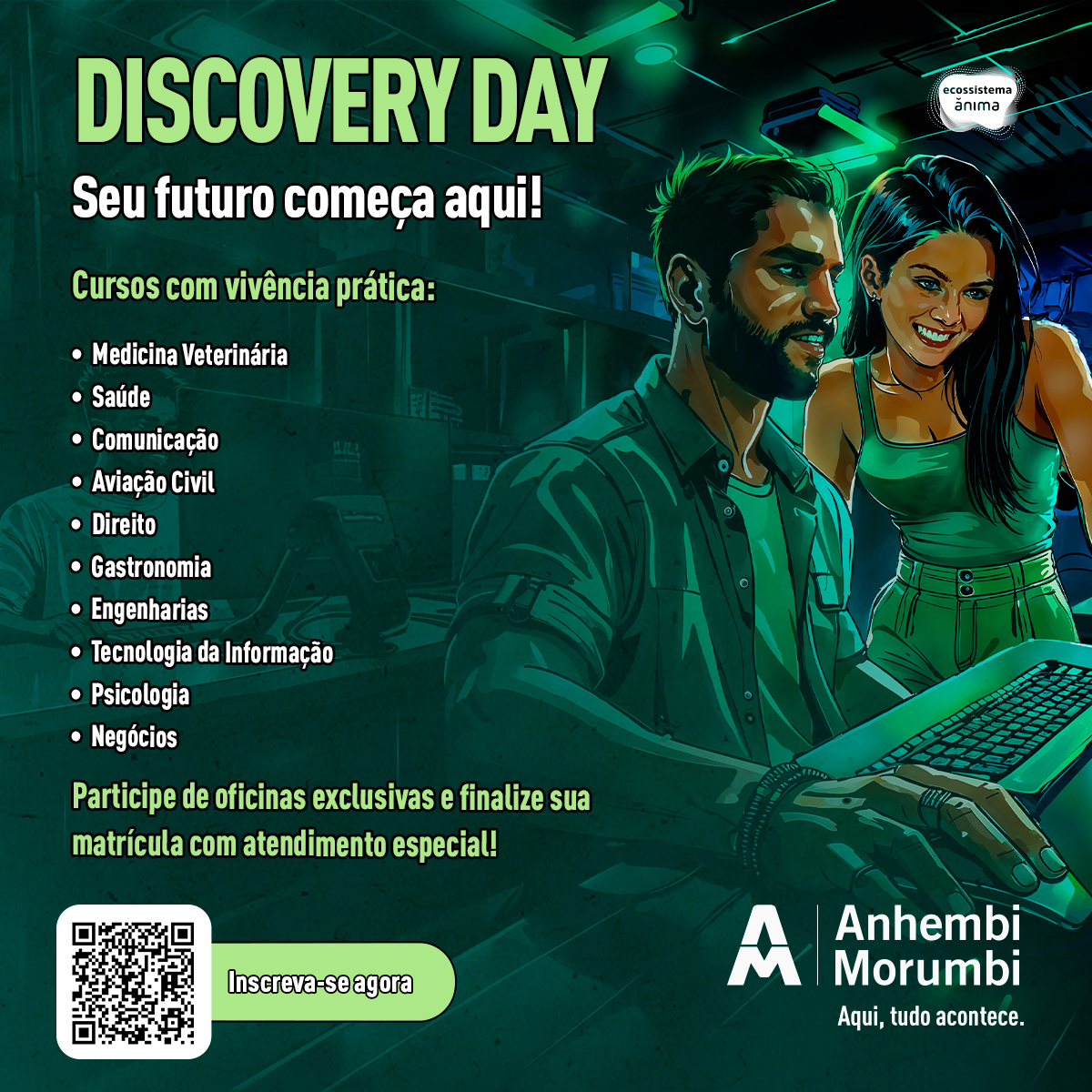 Discovery Day Anhembi Morumbi: vivência prática e conexão com o universo universitário